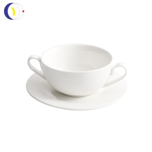 <b>White</b> Ceramic Steamed Egg Dessert Bowl Small Soup Cup for Stewed Egg Tableware - Product Image 5