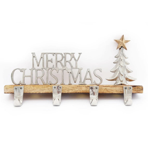 Aluminum Metal Christmas <b>Stocking</b> <b>Holder</b> Metal - Product Image 6