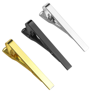 Minimalist Metal <b>Tie</b> <b>Clip</b> Silver Gold Black Business Formal <b>Tie</b> Bar Pin Men Fashion Suit Accessory Wholesale Gift - Product Image 1