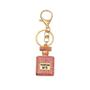Fashion Fresh Metal <b>Keychain</b> with Round Crystal Pendant, <b>Custom</b> Enamel Compass for Women's Bag Charm, Gift for New Year - Product Image 6
