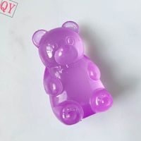 Produit phare QQ en gros : Ours en peluche transparent, jouet anti-stress pour les doigts, jouet pour enfants