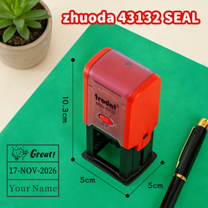 Timbro Autoinchiostrante Personalizzato con Data e Testo (Anno, Mese, Giorno Regolabili) Testo Personalizzato in Plastica Disponibile in Diversi <span class=keywords><strong>Colori</strong></span> - Product Image 2