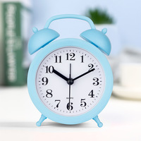 Bedhead jam Alarm Digital elegan, Jam Alarm meja kecil elegan, jarum penunjuk senyap, jarum Quartz multifungsi, dekorasi Desktop sempurna