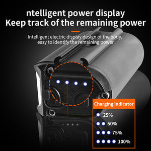 ไฟหน้ารถจักรยาน1000 LM อุปกรณ์ปั่นจักรยานกลางคืนไฟ <span class=keywords><strong>LED</strong></span> อเนกประสงค์กันน้ำชาร์จไฟได้ - Product Image 4