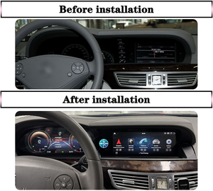 Sistema di Navigazione Auto Krando con Monitor Touch da 24.6" per <span class=keywords><strong>Mercedes</strong></span> Benz Classe S W221 2006-2013, Radio Android GPS 3.0 3.5 - Product Image 6