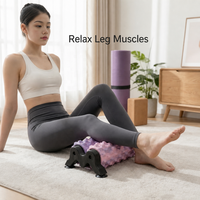 Rouleau en mousse EVA à double ventouse et points flottants 3D pour la récupération musculaire, la relaxation myofasciale, la gym à domicile et le yoga – Rouleau en mousse OEM