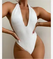 Đồ Bơi Nữ 2022 Sexy V-cổ Monokini Áo Tắm Cắt Cao Một Mảnh