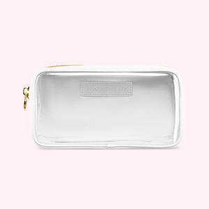 <span class=keywords><strong>Neceser</strong></span> de Maquillaje Transparente de PVC, Impermeable, para Cosméticos, con Diseño Clásico de Nailon y Frente Transparente - Product Image 3