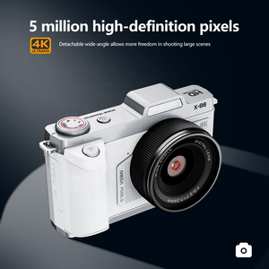 Caméra compacte pour vlog avec <span class=keywords><strong>zoom</strong></span> numérique 18x, écran rabattable, WiFi, mise au point automatique, objectif grand angle, 4K 30FPS 64MP, idéale pour la prise de vue YouTube (vente en <span class=keywords><strong>gros</strong></span>) - Product Image 3