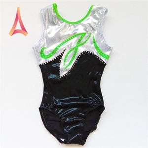 Offre Spéciale Enfants Filles Sans Manches Mystique Vagues Appliques Justaucorps De Gymnastique Personnalisé Broderie Logo - Product Image 6
