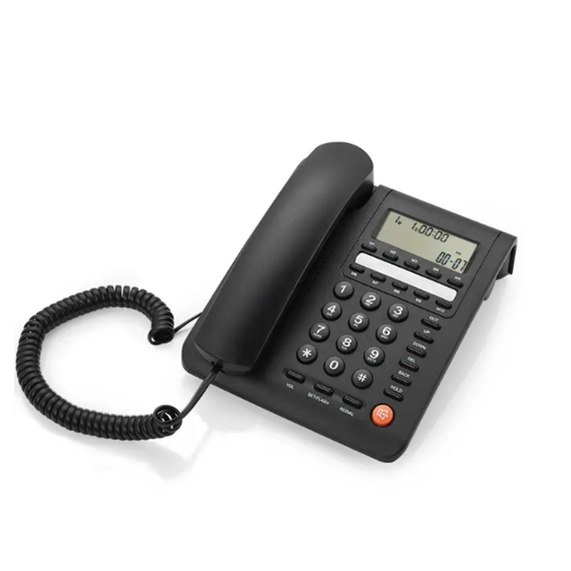 Analog Telephone Corded Landline Phone with Caller ID Office Hotel Home