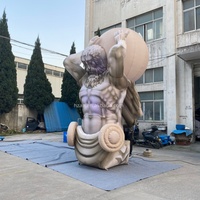 Statue gonflable géante du dieu grec Atlas, taille personnalisée, pour événements festifs