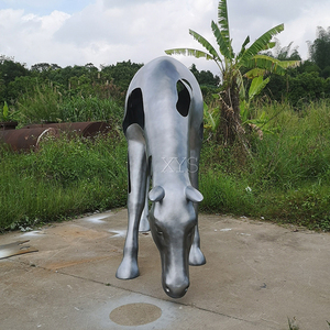 <strong>Factory</strong> Price Metal Sculpture <strong>Abstract</strong> Horse Figurine Carved Stainless Steel with Animal Logo <strong>Abstract</strong> <strong>Design</strong> - Product Image 2