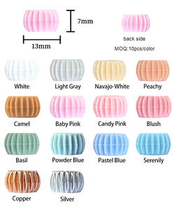 Perline in Silicone a Forma di Ruota per Creazione di <span class=keywords><strong>Gioielli</strong></span> e Penne Decorative - Product Image 6