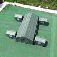 Tente gonflable d'extérieur sur mesure de notre usine chinoise – Excellent rapport qualité-prix, grande tente de secours médical, abri d'entrepôt, tente camouflage pour événements et urgences