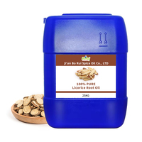 Huile essentielle de racine de réglisse pure de qualité cosmétique naturelle pour les produits de soin corporel en vrac