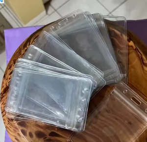 Nouveau porte-cartes professionnel en PVC, étanche et transparent, multi-tailles, pour étudiants, badges d'employés et <span class=keywords><strong>permis</strong></span> de travail de bureau - Product Image 3