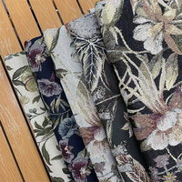 Tissu d'ameublement en tapisserie florale pour couverture de canapé ou housse de canapé personnalisé "tissu jacquard pour vêtements"