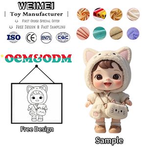 Özel Tasarım Plastik Peluş Kedi Oyuncak Bebek Vinil Kombinasyon Bebekler OEM/ODM Hizmetleri Kişiye Özel Peluş Doldurulmuş Hayvanlar - Product Image 1