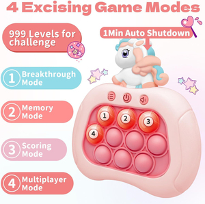 Regali di Compleanno <span class=keywords><strong>per</strong></span> Bambini, Gioco Portatile Quick Fast Push Puzzle, Giocattolo Luminoso Antistress, Divertente Gioco Sensoriale Pop Bubble - Product Image 2