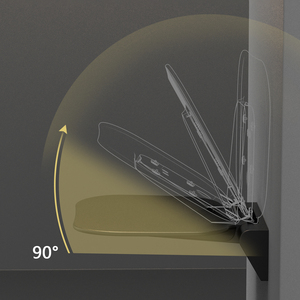 Sedile <span class=keywords><strong>Doccia</strong></span> Pieghevole <span class=keywords><strong>a</strong></span> Parete, Design Moderno Compatto, Soluzione Salvaspazio, Alta Capacità di Carico per Bagno - Product Image 6