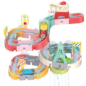 MILI DIY Asamblea Juguetes <span class=keywords><strong>de</strong></span> baño <span class=keywords><strong>de</strong></span> plástico Ciudad Montaje Riel y bola divertida <span class=keywords><strong>para</strong></span> bebé Juguete <span class=keywords><strong>de</strong></span> agua - Product Image 2