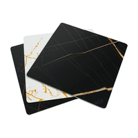 Panneaux muraux en PVC effet marbre UV, modernes, imperméables, ignifuges, installation facile, tailles personnalisables, commande d'échantillons graphiques uniquement