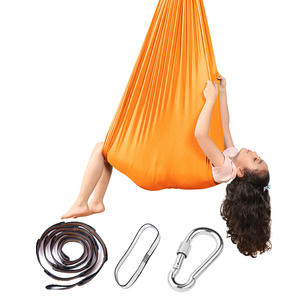 Hamac de <span class=keywords><strong>yoga</strong></span> <span class=keywords><strong>aérien</strong></span> pour enfants balançoire de thérapie sensorielle intérieure pour enfants avec autisme TDAH <span class=keywords><strong>matériel</strong></span> en nylon pour le camping et la randonnée - Product Image 6