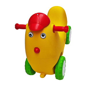 Prix surprise Intérieur et extérieur Jouets pour enfants Voiture en plastique 4 roues Pousser Trotteur Mimi Dog Car Glide Kids Animal Car - Product Image 1