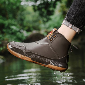 Nouveaux modèles <span class=keywords><strong>de</strong></span> bottes <span class=keywords><strong>de</strong></span> <span class=keywords><strong>pluie</strong></span> courtes imperméables pour femmes, prix bas, tailles 36-44, chaussures <span class=keywords><strong>de</strong></span> travail <span class=keywords><strong>de</strong></span> sécurité personnalisables, bottes en PVC injecté, vente chaude directe usine - Product Image 3