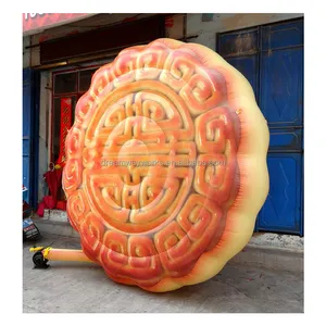 2024 diskon besar balon kue bulan raksasa, makanan tiup Cina untuk iklan