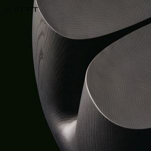 WBERT Tabouret de peinture italien moderne en forme de U en bois massif Tabouret de dressing créatif et minimaliste pour le salon et l'hôtel - Product Image 6