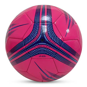 Balón de fútbol CJ Sports Vibrant Pink para mujer, tamaño 5, cosido a máquina para sesiones de entrenamiento, partidos de fútbol amistosos para niñas - Product Image 2