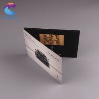 Superlieur – Nouvelle brochure vidéo promotionnelle personnalisée format A5 avec écran LCD IPS HD 4,3 pouces, couverture souple, lecture automatique et fonction de marquage pour entreprises