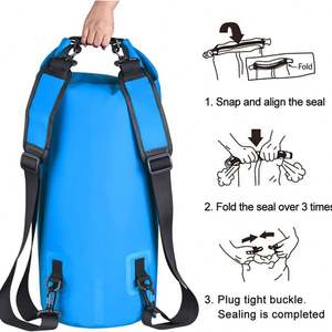 Fournisseur professionnel de sacs à dos imperméables en PVC pour voyages, avec poche en filet, pour l'escalade, la randonnée, les excursions, la voile, le <span class=keywords><strong>kayak</strong></span>, la pêche - Product Image 4