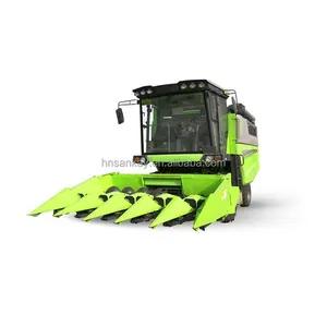 New type of soybean and wheat combine harvester