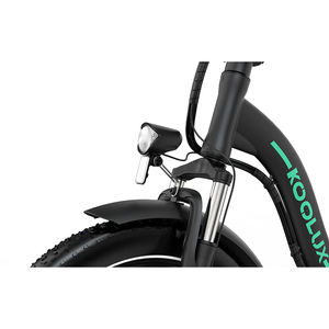 Bicicleta Eléctrica Plegable BK6S con 7 Velocidades, Acelerador Portátil, Cómoda, Rueda de 20x3.0'', Batería de Litio, Motor sin Escobillas y Neumáticos Anchos - Product Image 3