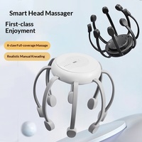 Masseur de tête en forme de pieuvre, entièrement automatique, pétrissage intelligent, aide au drainage des méridiens, modèle A01