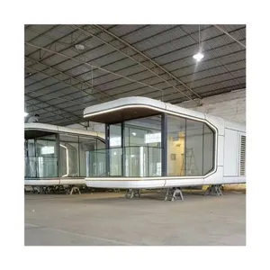 Luxury Furnished Mobile No Assembled Capsule House Modular Container Residential Homes