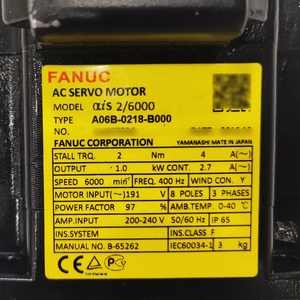 A06B-2218-B000 Accesorios del Sistema FANUC Motor Original Nuevo de Marca con Garantía de Un Año - Product Image 3