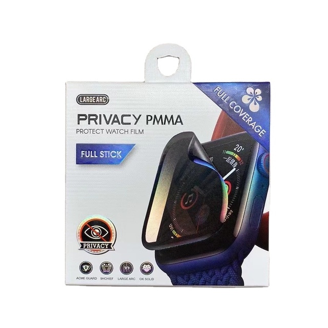 Full Coverage 3D Anti-Spy TPU Soft Ceramic Film Privacy Screen Protector for Watch Series 11 42mm 46mm