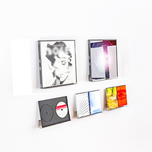 Acrylic <strong>Vinyl</strong> <strong>Record</strong> Wall Mount Album <strong>Record</strong> Acrylic Rack Floating Lucite <strong>Vinyl</strong> <strong>Display</strong> - Product Image 1