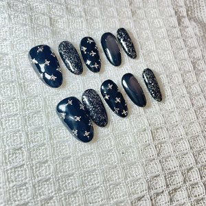 Uñas postizas hechas a mano-Efecto Ojo de Gato - Product Image 4