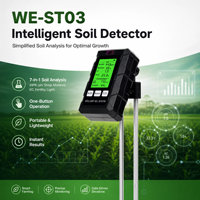 Vente en gros de testeurs de sol multi-paramètres intelligents WES WE-ST03 IoT pour l'agriculture de précision, analyseur numérique 5 en 1