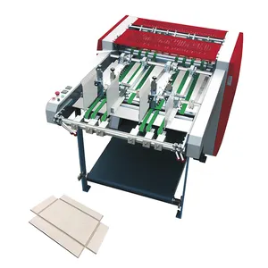 Mesin Cardboard Slitter dan Grooving otomatis mesin keterangan tipe V Mesin produk Groove untuk karton