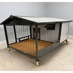 Caseta para Perros Aislada para Todo Clima con <span class=keywords><strong>Puerta</strong></span> Integrada, <span class=keywords><strong>Puerta</strong></span> de Limpieza, Ventanas Dobles y Logotipo Personalizado - Product Image 4