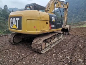 Excavatrice Caterpillar 330GC d'occasion, 90% neuve, d'origine japonaise, modèle 2020, pour travaux lourds, compatible 313D, capacité de godet de 0,52 m³, 13 tonnes, à vendre - Product Image 5