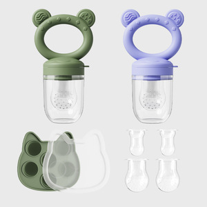 Set de Mordedores de Silicona de Grado Alimenticio para Bebés, Libre de BPA, con Música, Herramienta Complementaria, Alimentador de Frutas Transfronterizo, Chupete para el Desarrollo de Encías y Dientes - Product Image 1