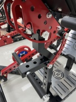 Appareil professionnel de musculation abdominale et pectorale réglable à plaques de poids en acier pour la musculation et l'équipement complet de fitness en salle de sport