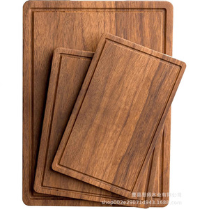 Tabla de cortar de madera de acacia, pequeña, mediana, grande, rectangular, para cortar frutas, verduras, pan, repostería y servir. - Product Image 1